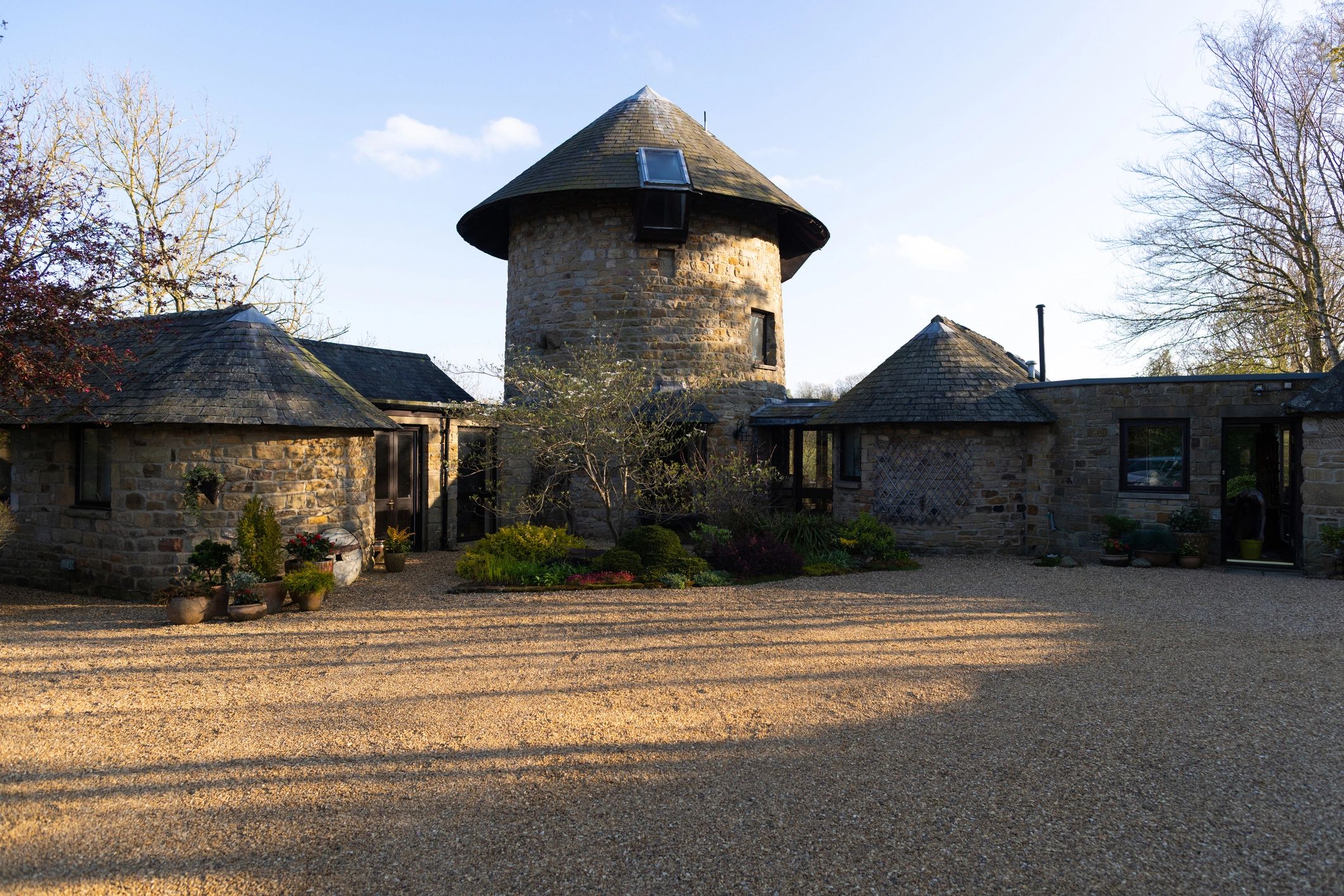 Rural home setting reflecting the countryside context of many Oak Tiny Homes projects