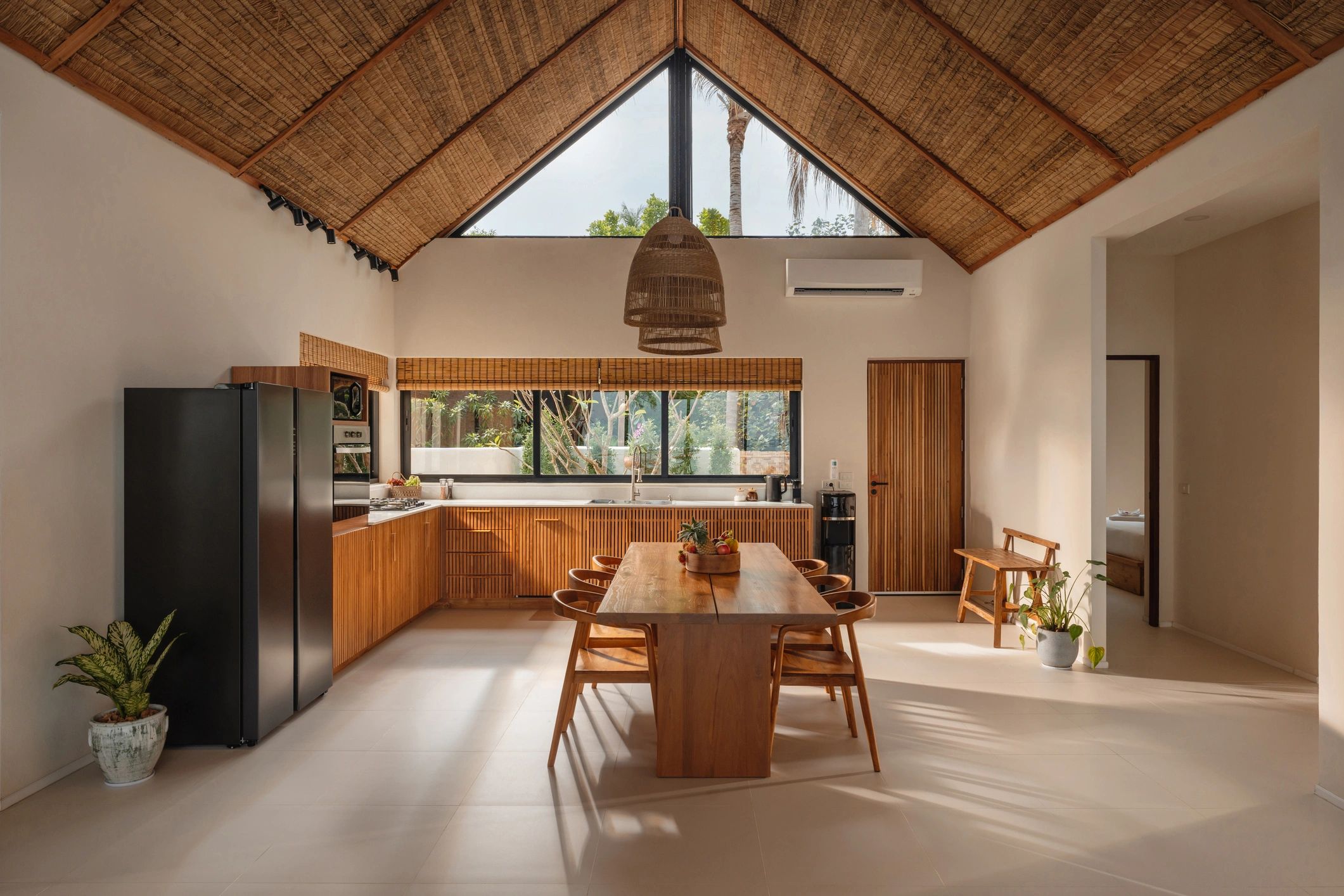 Warm timber tiny home interior for discovery call option