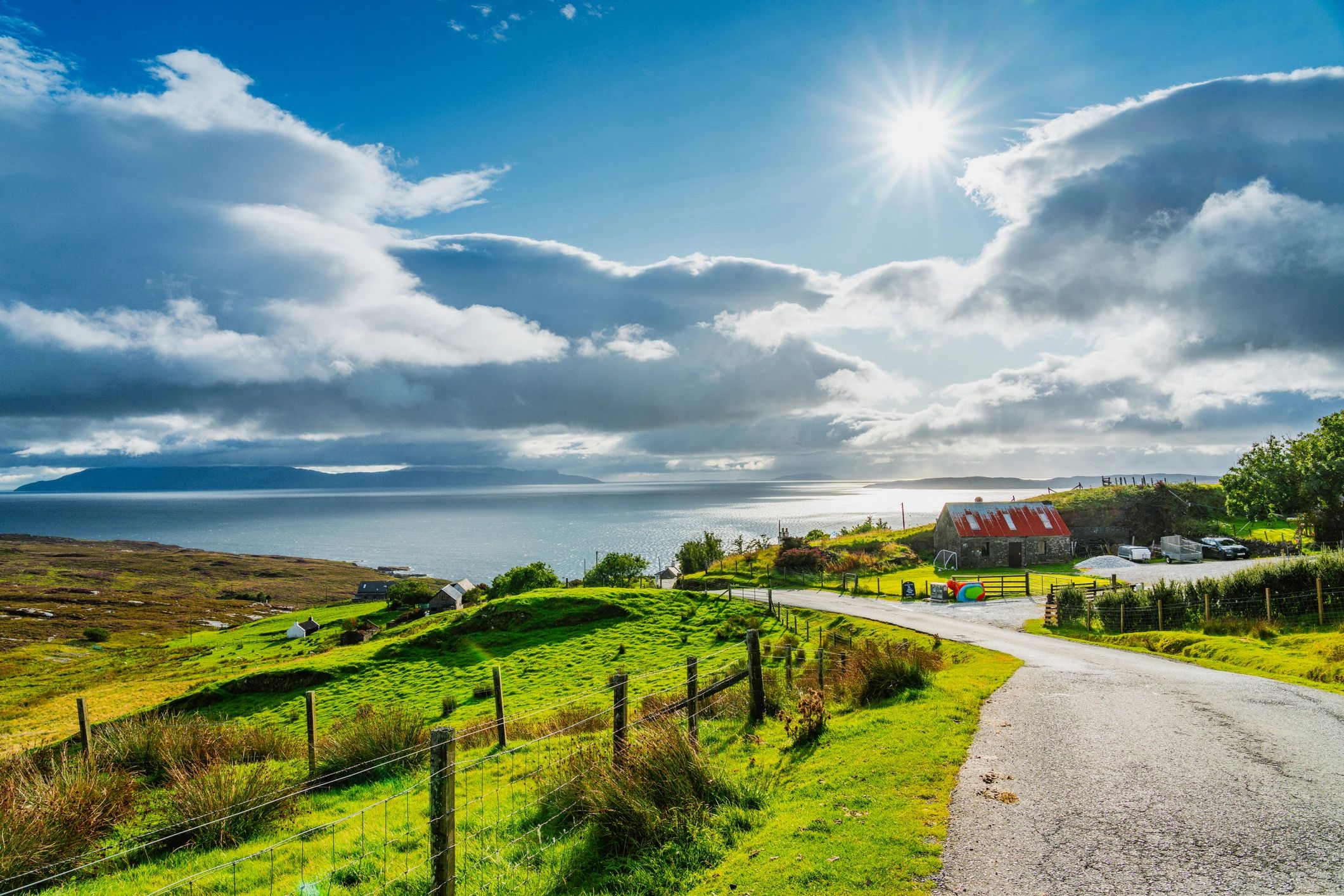 Rural landscape representing site and land feasibility review